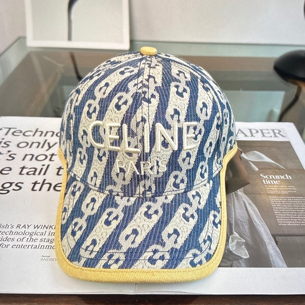 Celine Curved Brim Baseball Hat
